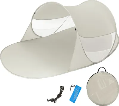 Produktbild von tectake® Pop-Up Strandmuschel Angelika 245 x 145 x 95 cm