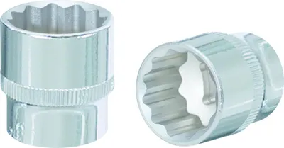Produktbild von KS Tools 918.1328-E, Buchse, 1/2", Metrisch, 2 Kopf/Köpfe, 16,23 mm, Chrom-Vanadium-Stahl