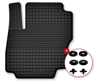 Image de Tapis conducteur pour Ford Tourneo Connect 2013-2017 ludospace avec clips