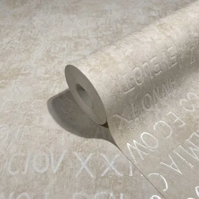 Produktbild von Vliestapete 82365 Jackie Sprüche beige