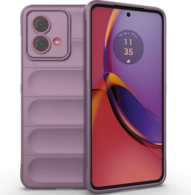 Immagine prodotto di Custodia per Motorola Moto G84 Custodia protettiva in silicone TPU morbido antiurto Viola