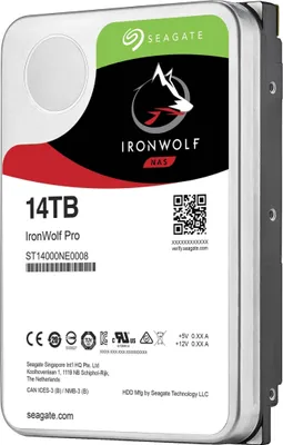 Produktbild von IronWolf Pro 3,5 Zoll 14000 GB Serial ATA III