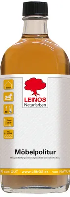 Produktbild von LEINOS Möbelpolitur 0,25 l für Möbel innen, auf Naturölbasis, frischt auf