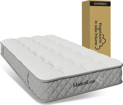Produktbild von Merax Orthopädische Kaltschaummatratze 90x200 20cm, 7-Zonen-Taschenfederkern, ®, mit Griffen, vakuumverpackt, H3 mittelfest