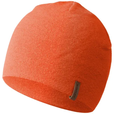 Giesswein sehr leichte Strickmütze Gehrenspitze aus Merino-Wolle. in orange