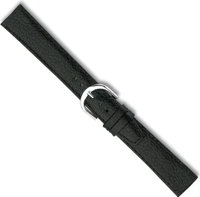 Produktbild von Ersatzband Uhrenarmband Kalbsleder Band schwarz 26671S, Stegbreite:16mm