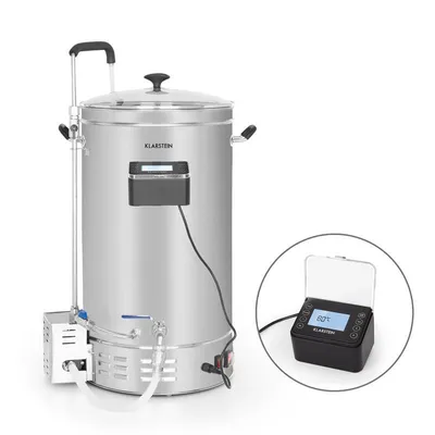 Image de Brauheld Pro Kit de brassage de bière cuve 35l 2500w 30 à 100°C - inox