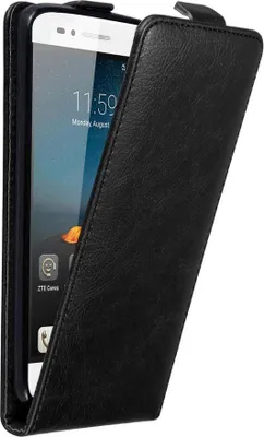 Produktbild von Cadorabo Hülle für ZTE Blade A612 Schutz Hülle in Schwarz Flip Etui Handyhülle Case Cover