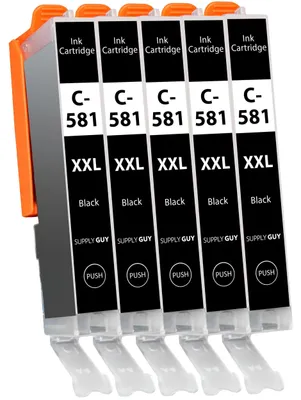 Immagine prodotto di Cartucce d'inchiostro nere, modello 581XXL, compatibili con Canon