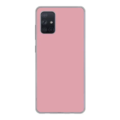 Produktbild von MuchoWow® Handyhülle Schutzhülle Hülle für Samsung Galaxy A51 Rosa - Farben - Innenraum - Einfarbig - Farbe Silikon Softcase Handy Hülle - Schutzabdeckung