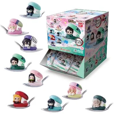 Immagine prodotto di Demon Slayer Gashapon Blind Packs Minifiguren 4 cm Chara Macaron Display (24)