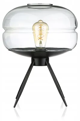 Produktbild von Interlook Moderne Glas Schreibtischlampe E27 Design Loft