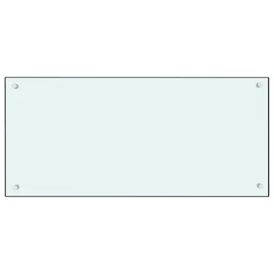 Produktbild von vidaXL Küchenrückwand Weiß 90x40 cm Hartglas