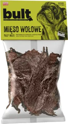 Produktbild von Bult | Kauartikel für Hunde - 100g - 100% Rindfleisch - Hoher Proteingehalt - Hundesnack