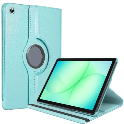 Image de Coque pour Samsung Galaxy Tab A9 Plus / A11 Plus, Protection avec Support Rotatif - Bleu