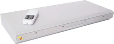 Produktbild von Transmedia Scart-Umschaltpult; In/OUT: 4 x Scartkupplung, OUT: 1 x Scartkupplung+ 1 x 4 pol. Hosidenkupplung + 6 x Cinchkupplung, BV 53 HQ