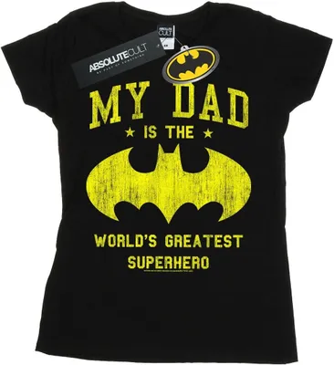 Produktbild von DC Comics - "My Dad Is Batman" T-Shirt für Damen BI10964 (XXL) (Schwarz)