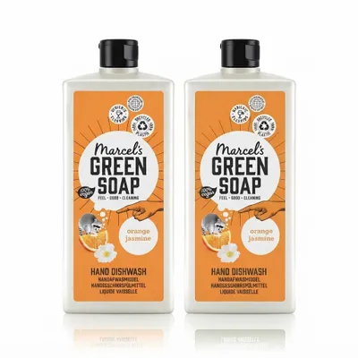 Produktbild von 2er Pack Marcel's Green Soap Spülmittel Orange & Jasmin 500ml