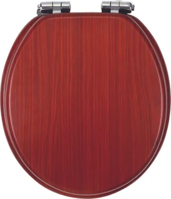 Produktbild von toilettensitz LYRA Holz. WALNUSS, langsam fallend