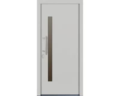 Obrázok produktu pre Vchodové dvere Maia drevené 110x210 cm L biele
