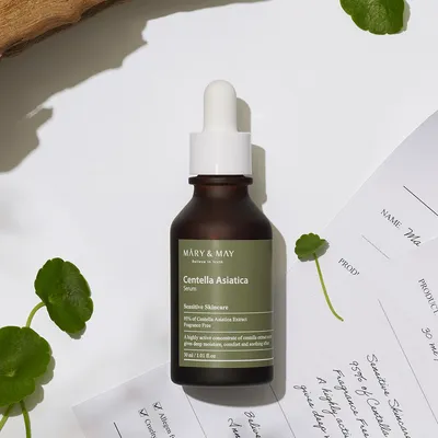 Immagine prodotto di Mary & May - Siero alla centella asiatica - Siero lenitivo alla centella asiatica - 30ml