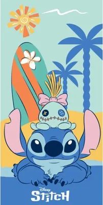 Zdjęcie produktu dla Stitch and Scrump Ręcznik plażowy 70 x 140 cm Poliester