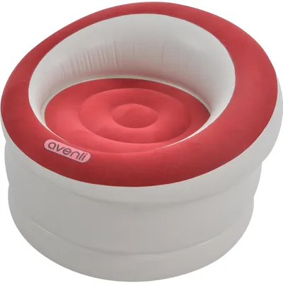 Produktbild von Avenli Luftsessel Campingsessel aufblasbar, Luftsitz Indoor und Outdoor, aufblasbarer Sessel 85x82x60cm, rot
