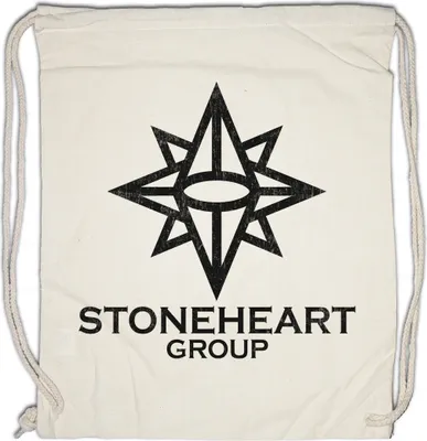 Produktbild von Urban Backwoods Stoneheart Group Logo, Turnbeutel, Farbe: Beige