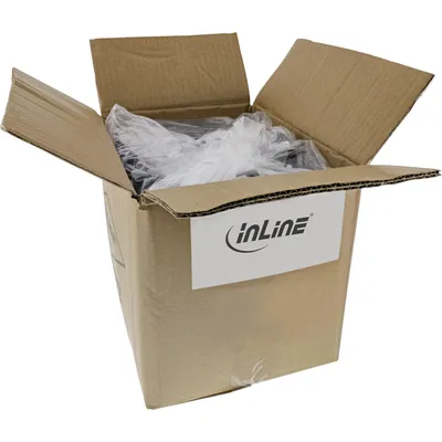 Zdjęcie produktu dla InLine B-72500, 10 m, Cat5e, SF/UTP (S-FTP), RJ-45, RJ-45, Szary