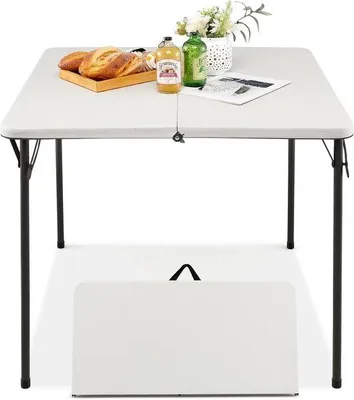 Produktbild von Famanu Klapptisch 34 Zoll - Tragbare Picknicktafel mit HDPE Tischplatte