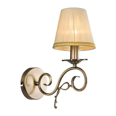 Produktbild von Lindby Wandleuchte Finnick, altmessingfarben, 34 cm, E14