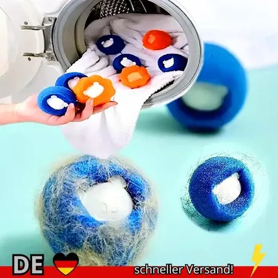 Produktbild von Wäschebälle 3–10 Stück Tierhaarentferner Wiederverwendbare Bälle