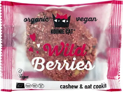 Zdjęcie produktu dla Kookie Cat Wild Berries Cookie organic 50g