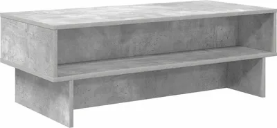 Zdjęcie produktu dla vidaXL Stolik kawowy betonowy szary 100 x 46 x 35 cm materiał drewnopochodny