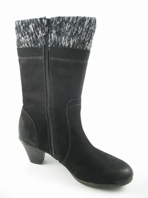 Produktbild von Jana Damen  Schaftstiefel gefüttert schwarz Gr. 6