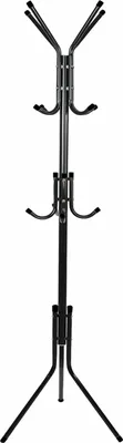 Image de Porte manteaux 12 crochets 170 cm - noir