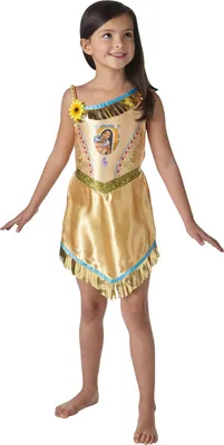Produktbild von Disney Prinzessin Pocahontas Kostüm für Kinder Kindergröße: 104