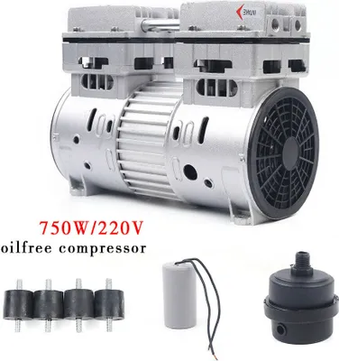 Produktbild von 750W  Leise Luftkompressor    Druckluft Kompressor   Für Ölfrei  8 Bar Flüster