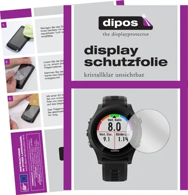Produktbild von 6x Schutzfolie für Garmin Forerunner 935 klar Displayschutzfolie Folie Display Schutz dipos
