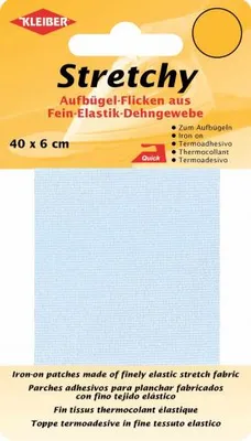 Produktbild von KLEIBER Stretchy-Bügel-Flicken 400 x 60 mm hellblau
