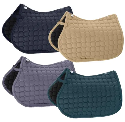 Produktbild von Eskadron Classic Sports Schabracke " Baumwolle GLITTER " Form - Dressur Farbe - ocean