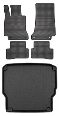 Obrázek produktu pro Gumové autokoberce SolidPRO + vana kufru pro: Mercedes-Benz třída C W205 2015- kombi 5 ks