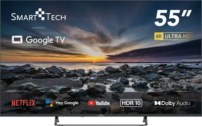 Immagine prodotto di Smart Tech 55UG10V3 Smart Tv Classe E LED 55 pollici 4K Ultra HD Google TV, Nero