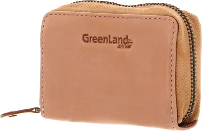 Produktbild von GreenLand Nature Leder Kartenetui Card Case Flamingo lachsfarben