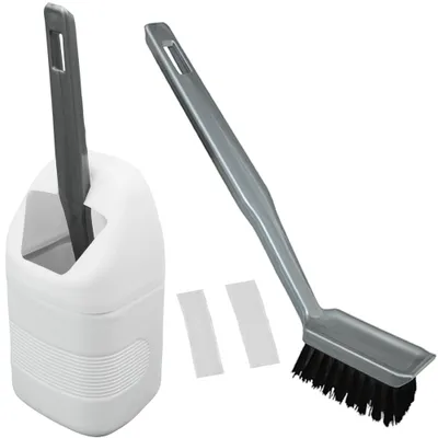 Immagine prodotto di Scopino WC Scopino WC WC WC Caravan Caravan campeggio con supporto grigio/bianco