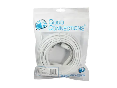 Image de Alcasa GCT-1699 Câble coaxial 3 m 9.5mm Blanc