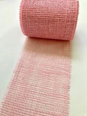Produktbild von Tischläufer Jute hellrosa 15cm x 10 m