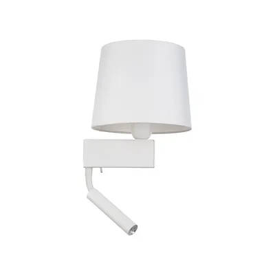Zdjęcie produktu dla Kinkiet CHILLIN biały 2xE27x40W tkanina wym:42x25x22cm IP20 Nowodvorski Lighting