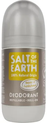 Productafbeelding van Salt Of The Earth Natural Deodorant Roll On, Amber & Sandalwood (75 ml)
