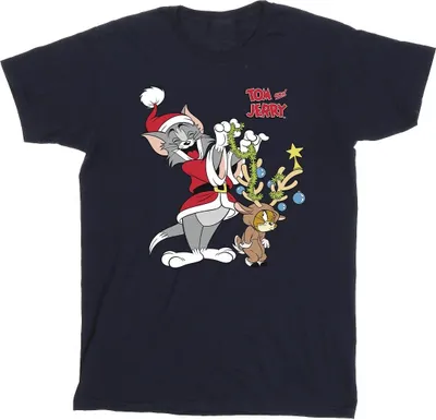Produktbild von Tom & Jerry - T-Shirt für Herren BI52132 (S) (Marineblau)